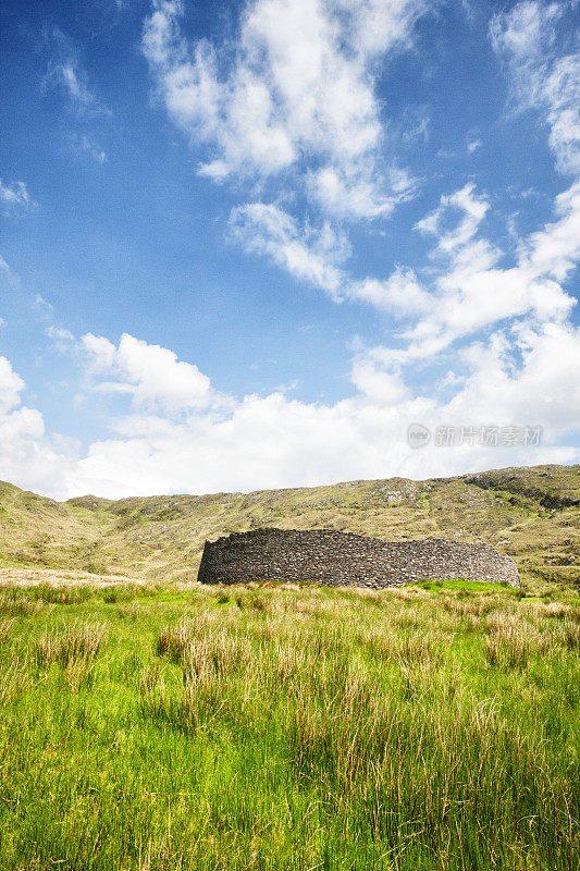 Staigue Stone Fort在Kerry县，爱尔兰